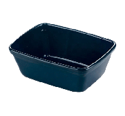 Aladdin Temp-Rite K243 - 6oz / 170mL Designer Series Non-Insulated Rectangular bowl - Evening Blue