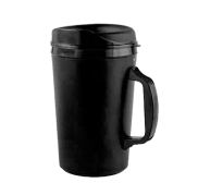 Aladdin Temp-Rite K370 - 34oz / 1L Water / Beverage Jug And Lid - Black