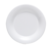 Aladdin Temp-Rite K95 - 9" / 230mm Alacite Round Entre Plate - White