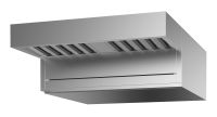 Lainox Stainless steel extractor hood with fan motor and steam condenser - BKC201 - product image