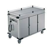 Rieber NORM-III-0 - 3 x Heated Cabinets Mobile Food Transport Trolley