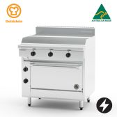 Goldstein PE36G28-X Electric Oven Range, 910mm Griddle, Static Oven