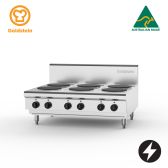 Goldstein PEB6S���X Electric Cooktop, 6 Solid Plates