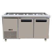 Thermaster PG150FA-B salad prep fridge
