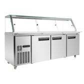 Thermaster PG210FA-XG salad prep fridge