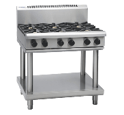 Waldorf 800 Series RNL8609G-LS - 900mm Gas Cooktop Low Back Version Leg Stand