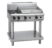 Waldorf 800 Series RNL8606G-LS - 900mm Gas Cooktop Low Back Version Leg Stand