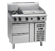 Waldorf 800 Series RN8606G-RB - 900mm Gas Cooktop Refrigerated Base
