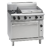 Waldorf 800 Series RNL8616G - 900mm Gas Range Static Oven Low Back Version