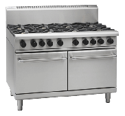 Waldorf 800 Series RN8820G - 1200mm Gas Range Static Oven