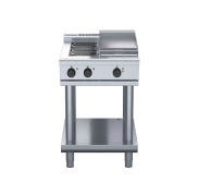 Waldorf 800 Series RNL8403E-LS - 600mm Electric Cooktop Low Back Version Leg Stand