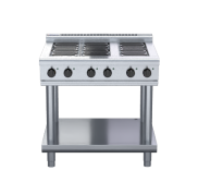 Waldorf 800 Series RNL8600E-LS - 900mm Electric Cooktop Low Back Version Leg Stand