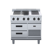 Waldorf 800 Series RNL8600E-RB - 900mm Electric Cooktop Low Back Version Refrigerated Base