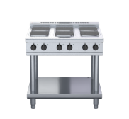 Waldorf 800 Series RNL8600SE-LS - 900mm Electric Cooktop Sealed Hobs Low Back Version - Leg Stand