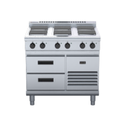 Waldorf 800 Series RNL8600SE-RB - 900mm Electric Cooktop Sealed Hobs Low Back Version - Refrigerated Base