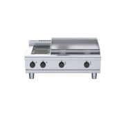 Waldorf 800 Series RNL8606E-B - 900mm Electric Cooktop Low Back Version Bench Model
