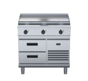 Waldorf 800 Series RNL8609E-RB - 900mm Electric Cooktop Low Back Version Refrigerated Base