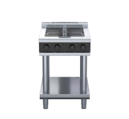 Waldorf Bold RNLB8400E-LS - 600mm Electric Cooktop Low Back Version - Leg Stand