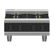 Waldorf Bold RNLB8406G-B - 600mm Gas Cooktop Low Back Version - Bench Model