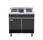 Waldorf Bold RNLB8600E-CD - 900mm Electric Cooktop Low Back Version - Cabinet Base