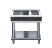 Waldorf Bold RNLB8600E-LS - 900mm Electric Cooktop Low Back Version - Leg Stand