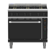 Waldorf Bold RNB8616GE - 900mm Gas Range Electric Static Oven
