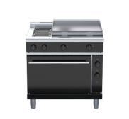 Waldorf Bold RNLB8616E - 900mm Electric Range Static Oven Low Back Version