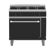 Waldorf Bold RNB8910G - 900mm Gas Range Static Oven