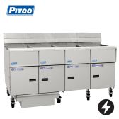 Pitco SE14-4/FD Electric Solstice Fryer with filtration