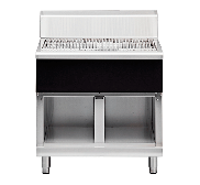 Waldorf Bold SFB8900-CB - 900mm Solid Fuel Grill - 215mm Splashback Version - Cabinet Base
