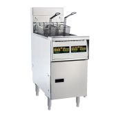 Anets Platinum Series Split Pot Gas Fryer with Computer Control AGP55TC