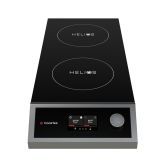 CookTek Helios Dual Hob Front to Back Countertop Induction Cooktop 32 Amp