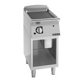 Giorik 700 Series 400mm wide Smooth Mild Steel Gas Frytop on Open Base FLG72GFT