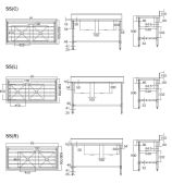 DOUBLE SINK BENCH W1800 X D700 X H900 3 SS2718C