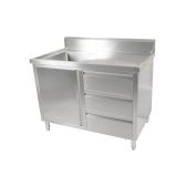 Modular Systems SC-6-1200L-H stainless steel sink