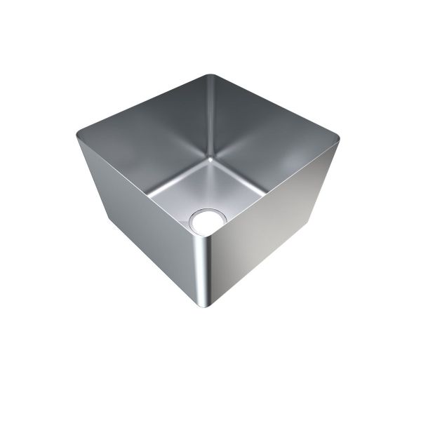3Monkeez 1.2 mm Hand Fabricated Economy Sink Bowl, 450x450x250 - HFS17