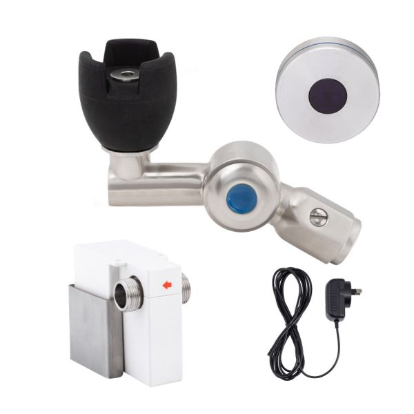 3Monkeez 45 Degree Silicone Mouthguard Bubbler with Hob-Mount Sensor Mains Operated - T-3MSS-BUBS45SM