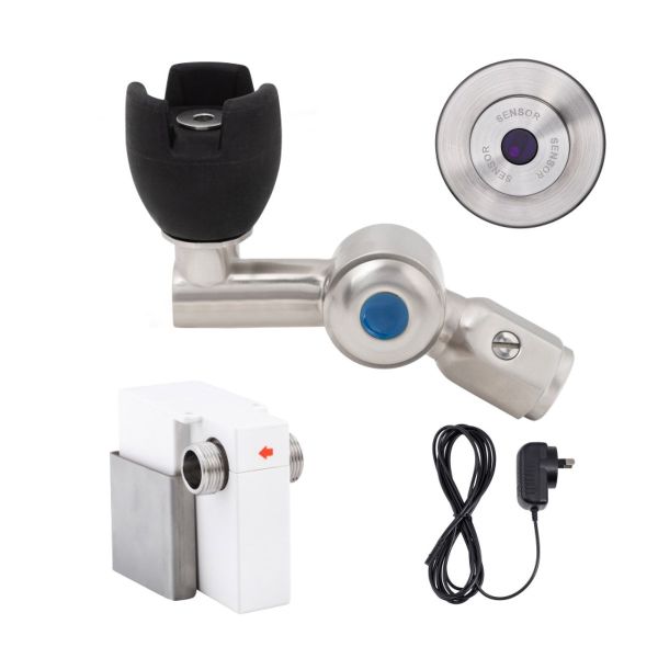 3Monkeez 45 Degree Silicone Mouthguard Bubbler with Wall-Mount Sensor Mains Operated - T-3MSS-BUBS45SWM