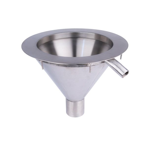3Monkeez Conical Flushing Rim Sink - 450 - 316 Grade Stainless Steel - FRSC-DI450-316