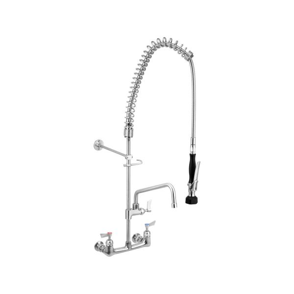 3Monkeez Exposed Wall-Mount Pre-Rinse Unit with 12" Pot Filler - T-3M53473