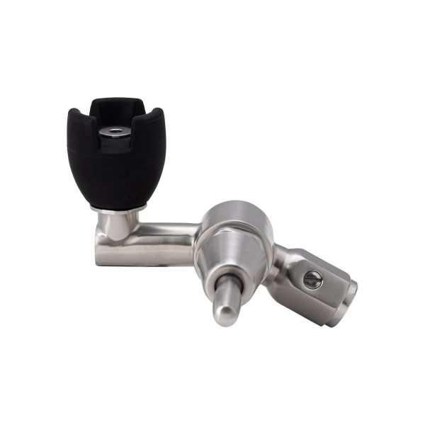 3Monkeez Lever Handle 45 Degree Bubbler with Silicone Mouthguard - T-3MSS-BUBS45L