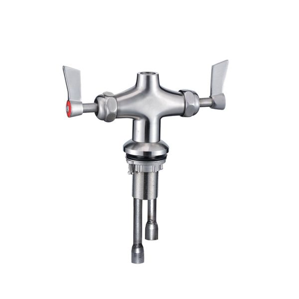 3Monkeez Stainless Steel Dual Hob-Mount Tap Body - T-3M63134