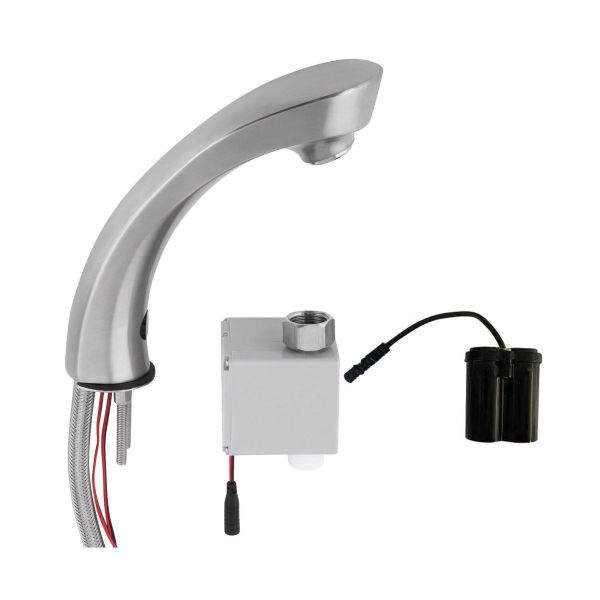 3Monkeez Stainless Steel Hob-Mount Sensor Tap - Battery Powered - T-3MSS-HMSTB