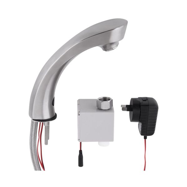 3Monkeez Stainless Steel Hob-Mount Sensor Tap - Mains Powered - T-3MSS-HMSTM