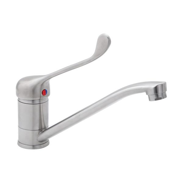 3Monkeez Stainless Steel Lever Handle Sink Mixer 6-Star - T-3MLS6MIX