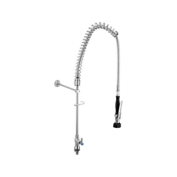 3Monkeez Stainless Steel Single Bench-Mount Pre-Rinse Unit - T-3M53100