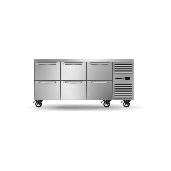 SKOPE Drawer Fridge PG11.UBR.3.D6.RH product image