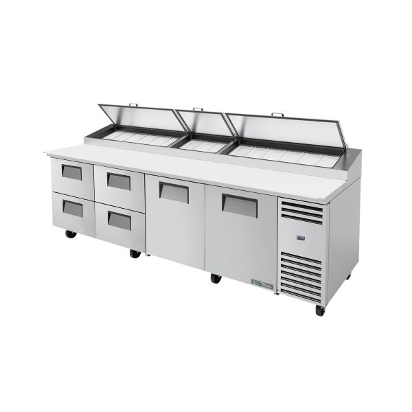 True Refrigeration Pizza Prep Fridge TPP-AT-119D-4-HC product image