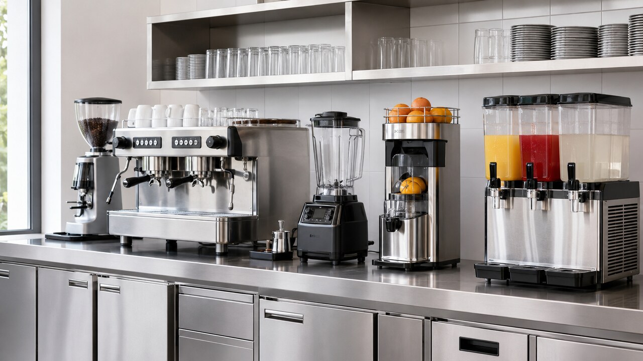 Commercial coffee, blending, juicing and beverage equipment