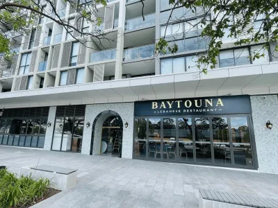 Baytouna Lebanese Restaurant shopfront in Villawood